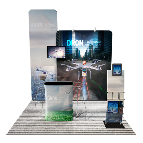 3 * 6 Expo Display Aluminium Exhibition Trade Show Booth